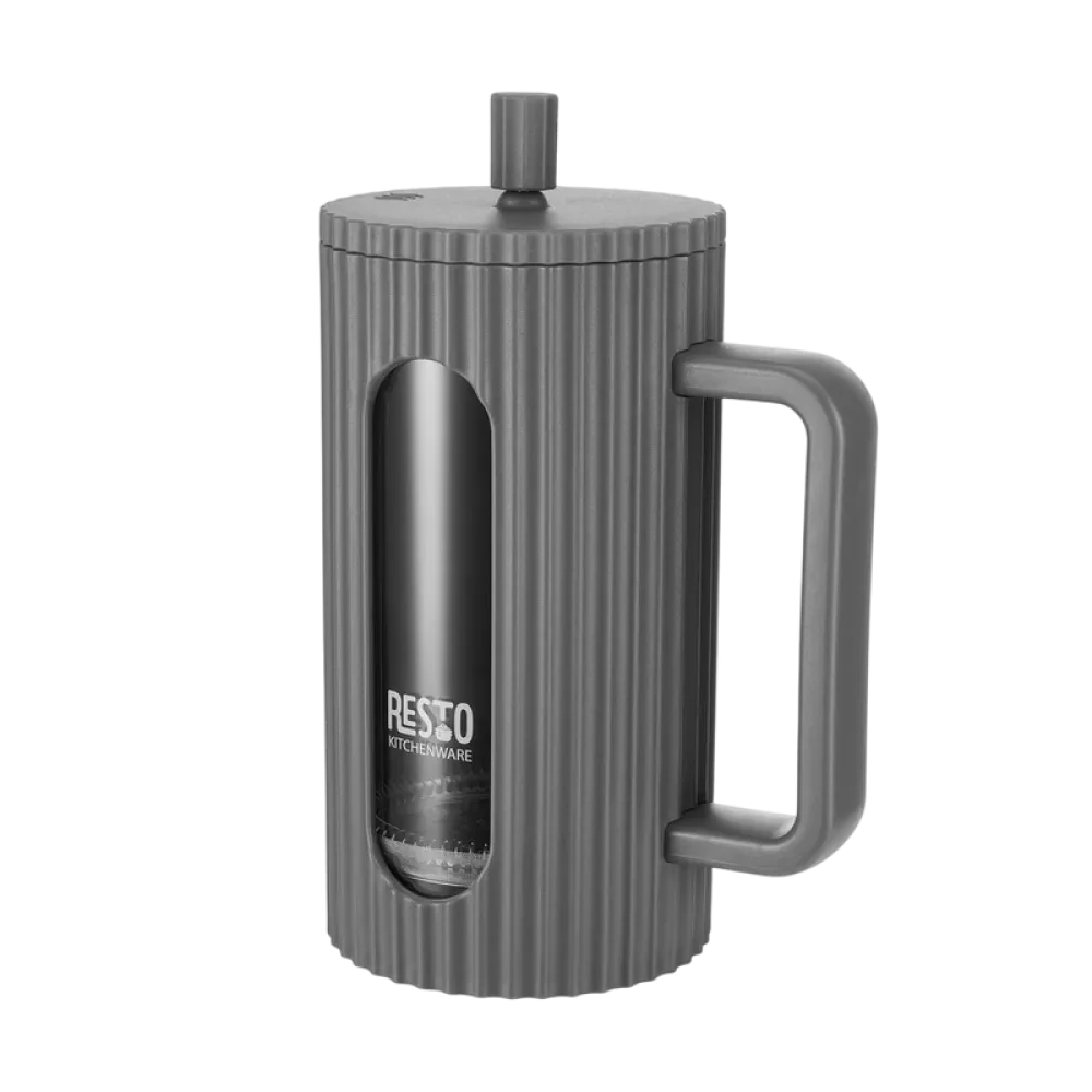 Cafetiera French Press RESTO 90535, 1L, Gri inchis