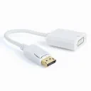Adaptor Video Cablexpert A-DPM-DVIF-002-W, DisplayPort (M) - DVI-I (F), 0,1m, Alb