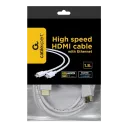 Cablu Video Cablexpert CC-HDMI4-W-6, HDMI (M) - HDMI (M), 1,8m, Alb