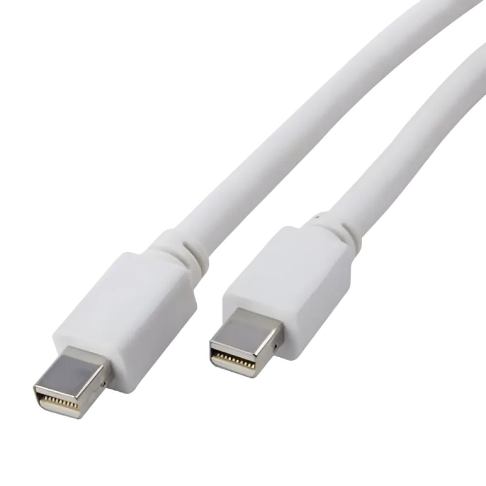 Cablu Video APC Electronic AP531037, MiniDP (M) - miniDP (M), 0,45m, Alb