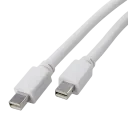 Cablu Video APC Electronic AP531037, MiniDP (M) - miniDP (M), 0,45m, Alb