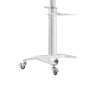 Suport pentru TV pe picior Gembird TVS-70T-02-W, Alb