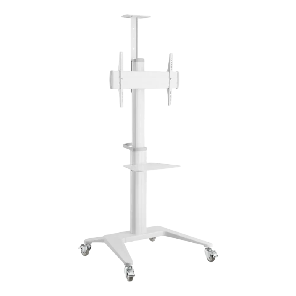 Suport pentru TV pe picior Gembird TVS-70T-02-W, Alb