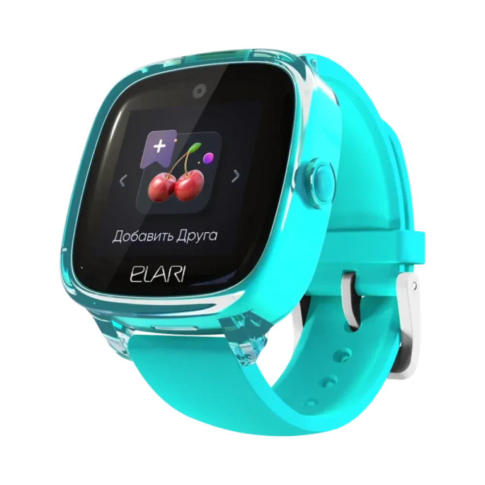 Детские часы Elari KidPhone Fresh 4G, 35мм, Зелёный