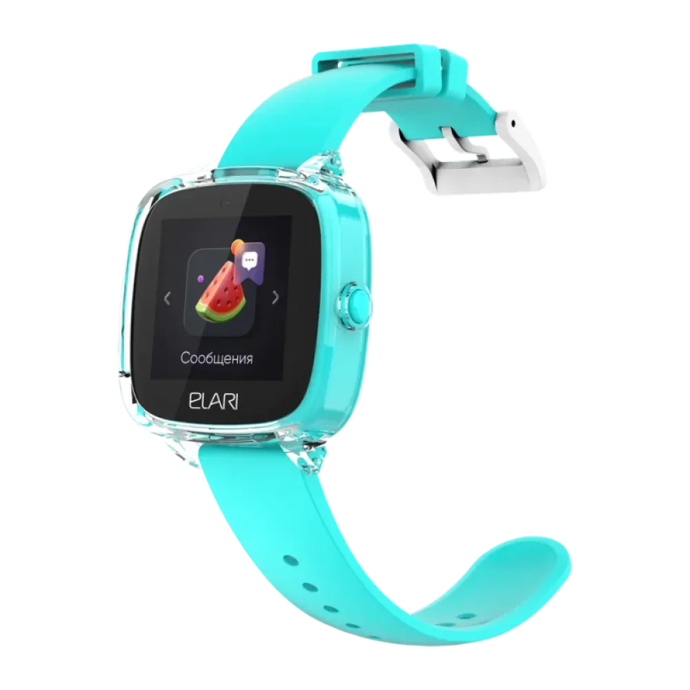 Детские часы Elari KidPhone Fresh 4G, 35мм, Зелёный