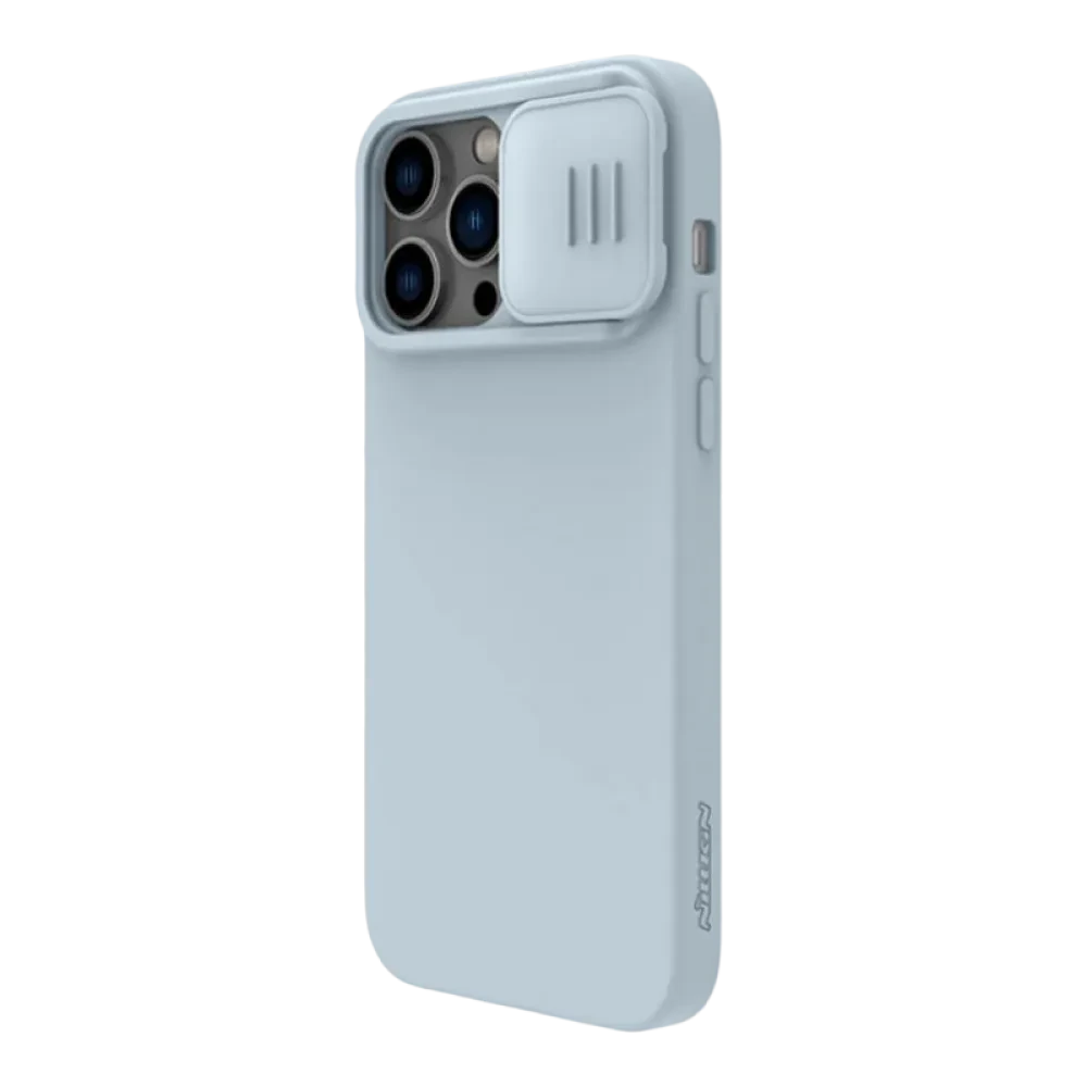 Husă Nillkin iPhone 14 Pro Max, CamShield Silky Silicone, Star Gray