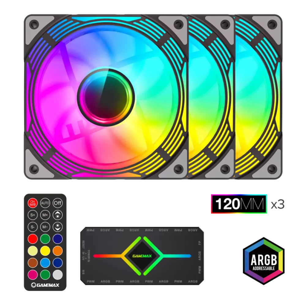 Ventilator PC Gamemax KF300, 120 mm