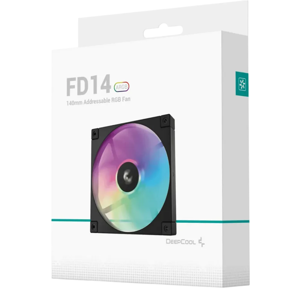 Вентилятор для ПК Deepcool FD14 ARGB, 140 мм