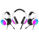 Căști gaming Havit H2043U, USB, Alb | Negru