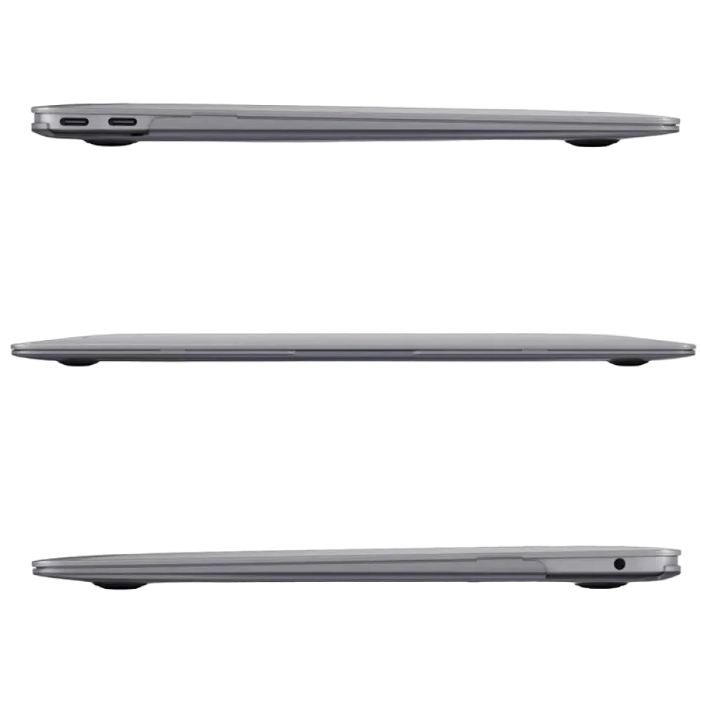 Чехол для ноутбука Tech Protect Smartshell Macbook Air 13 (2018-2020), 13.3", Поликарбонат, Crystal Clear