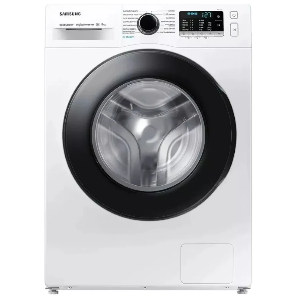 Стиральная машина Samsung WW80AGAS22AECE, 8кг, Белый
