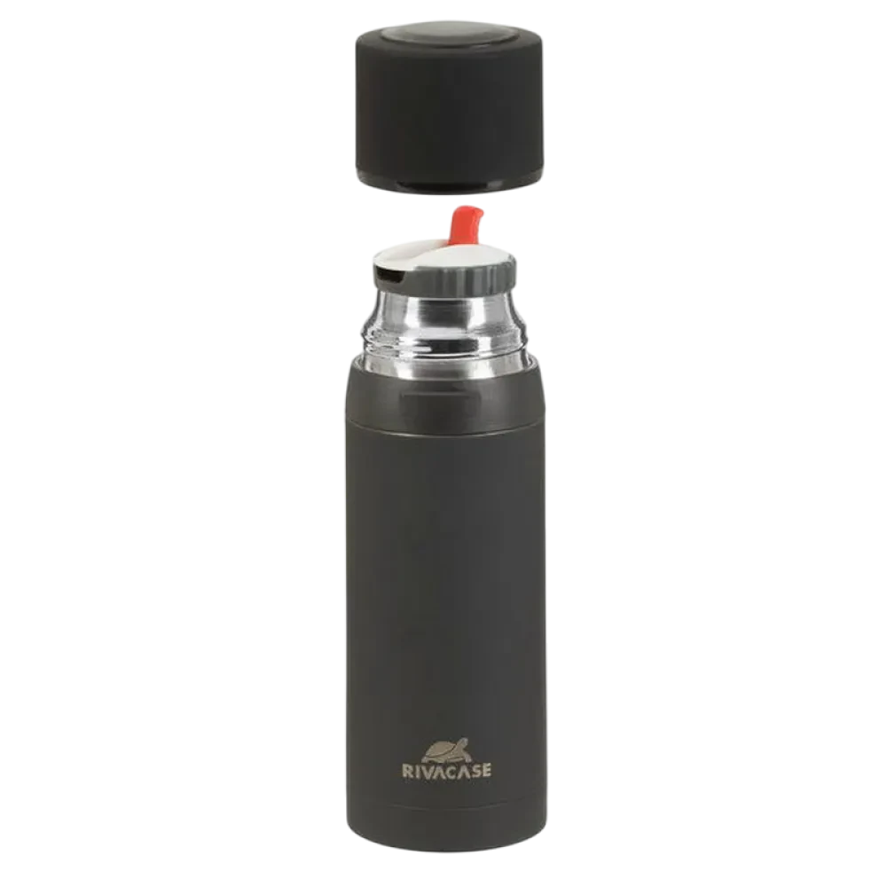 Термос Rivacase 90311BK, 0,5л, Чёрный