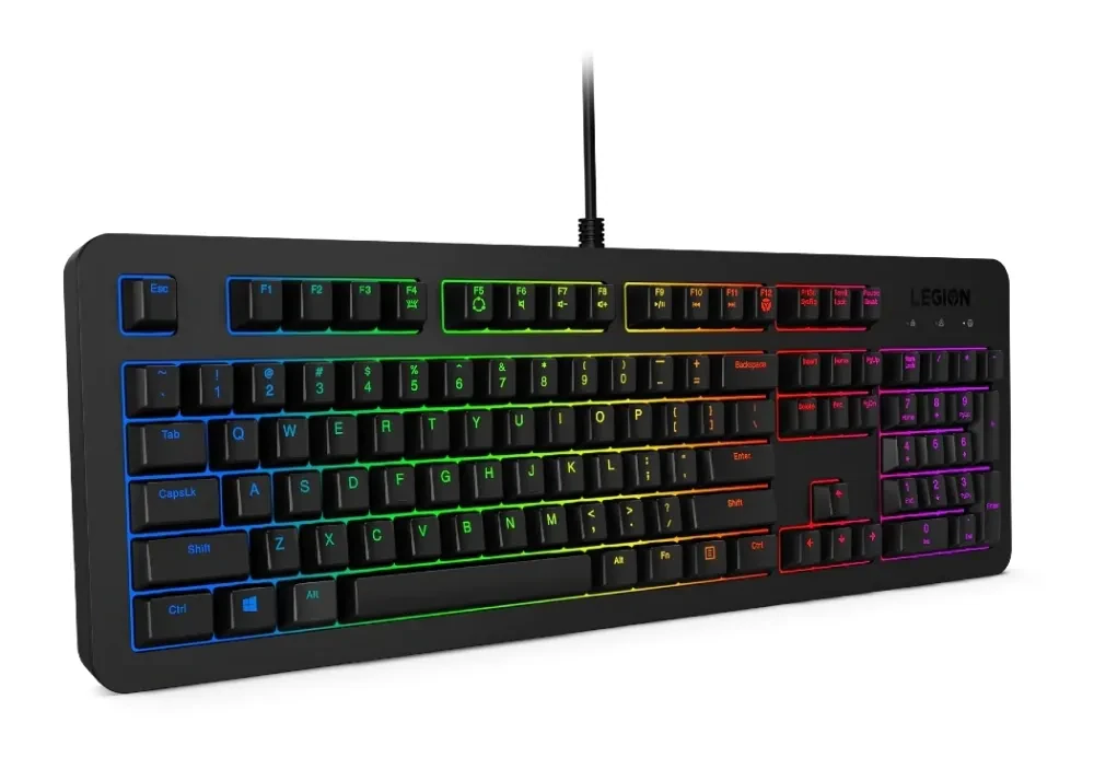 Клавиатура Lenovo Legion K300, Проводное, Чёрный