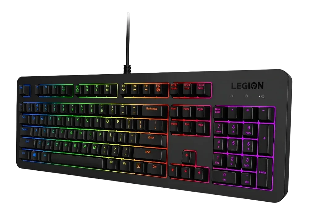 Клавиатура Lenovo Legion K300, Проводное, Чёрный