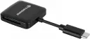 Кардридер Transcend TS-RDC3, USB Type-C, Чёрный