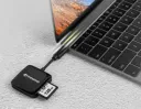 Кардридер Transcend TS-RDC3, USB Type-C, Чёрный