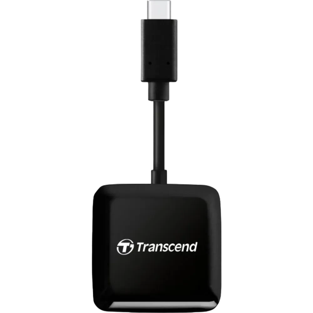 Кардридер Transcend TS-RDC3, USB Type-C, Чёрный