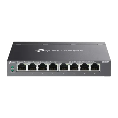 Switch de rețea TP-LINK DS108GP, 8x IEEE 802.3af/at PoE+ Ports