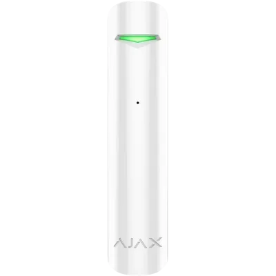 Detector de spargere Ajax GlassProtect, Alb