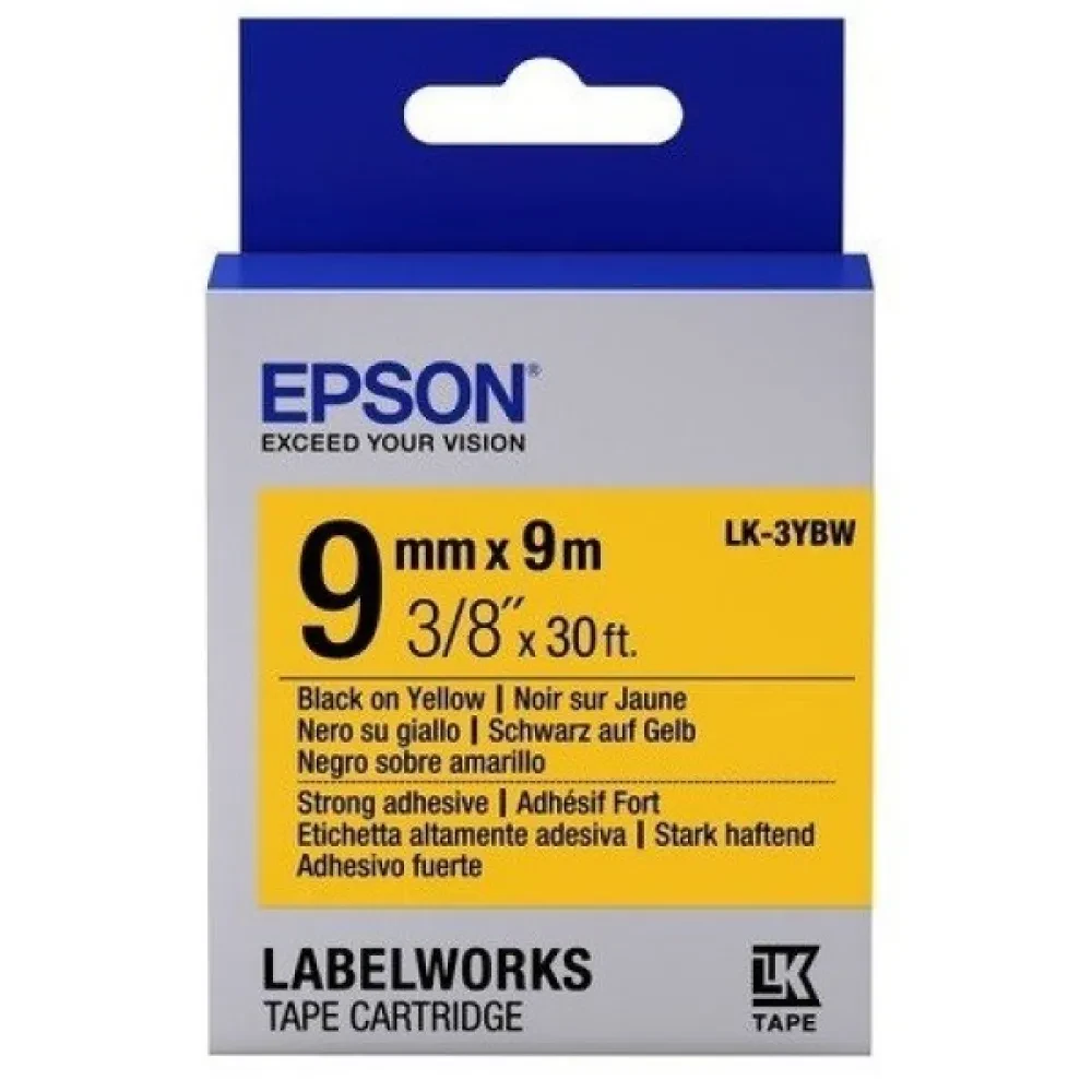  Epson LK-3YBP, 9 мм x 9 м