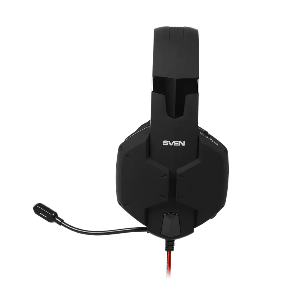 Căști gaming SVEN AP-G988MV, Cu fir, Negru/Roșu