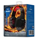 Căști gaming SVEN AP-G988MV, Cu fir, Negru/Roșu