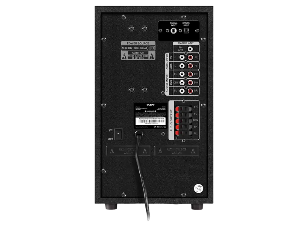 Аудиосистема SVEN HT-210, Чёрный