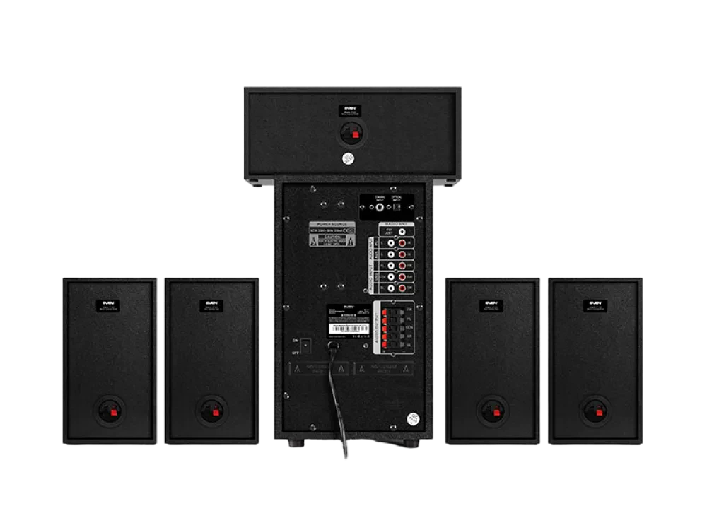 Аудиосистема SVEN HT-210, Чёрный