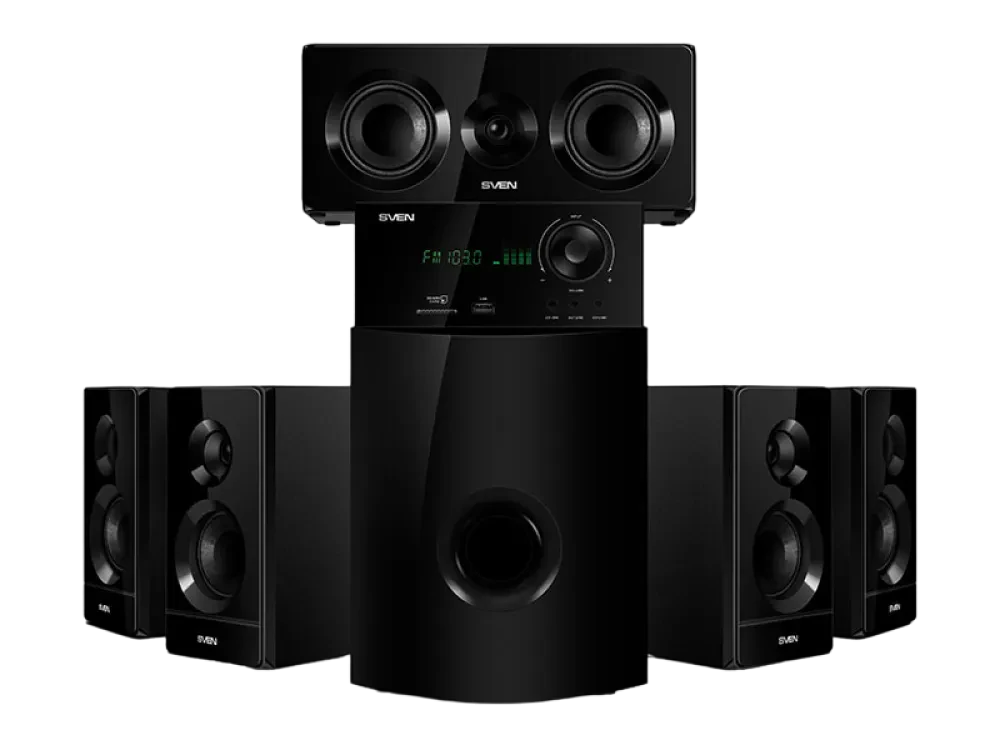 Аудиосистема SVEN HT-210, Чёрный
