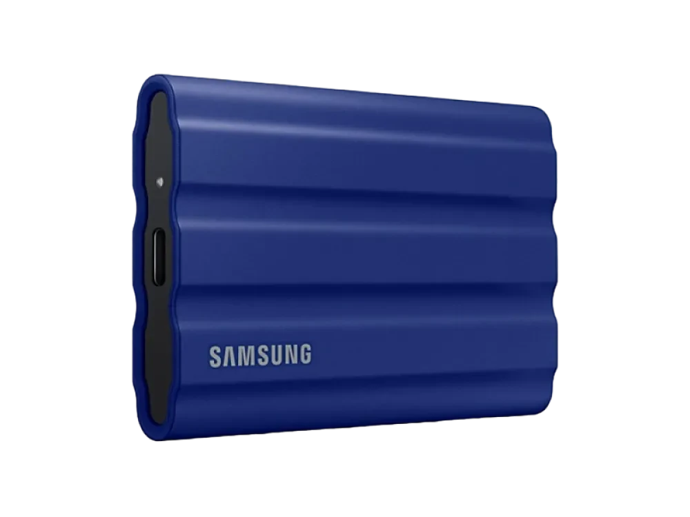 SSD portabil extern Samsung T7 Shield, 1 TB, Albastru (MU-PE1T0R/EU)