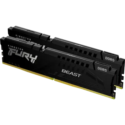 Оперативная память Kingston FURY Beast, DDR5 SDRAM, 5200 МГц, 16Гб, KF552C36BBEK2-16
