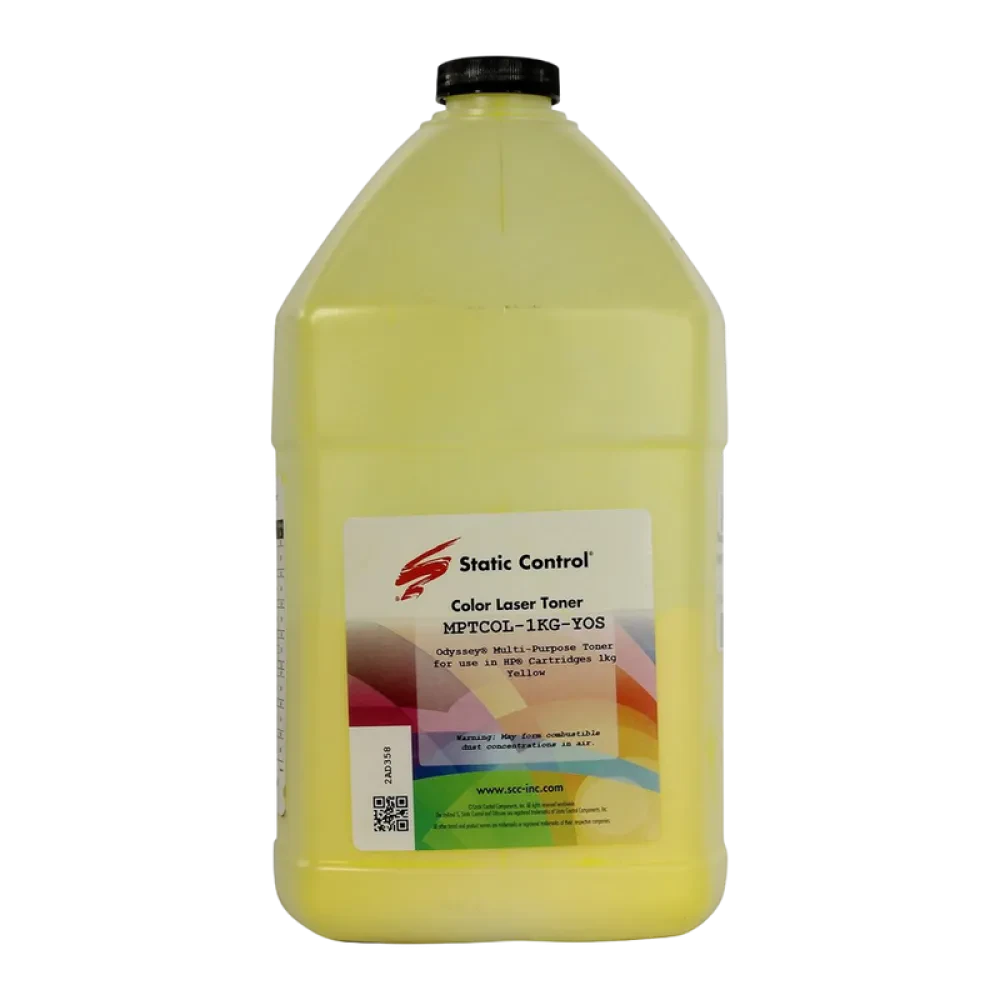 Тонер SCC MPTCOL-1KG-YR, 1кг, Желтый