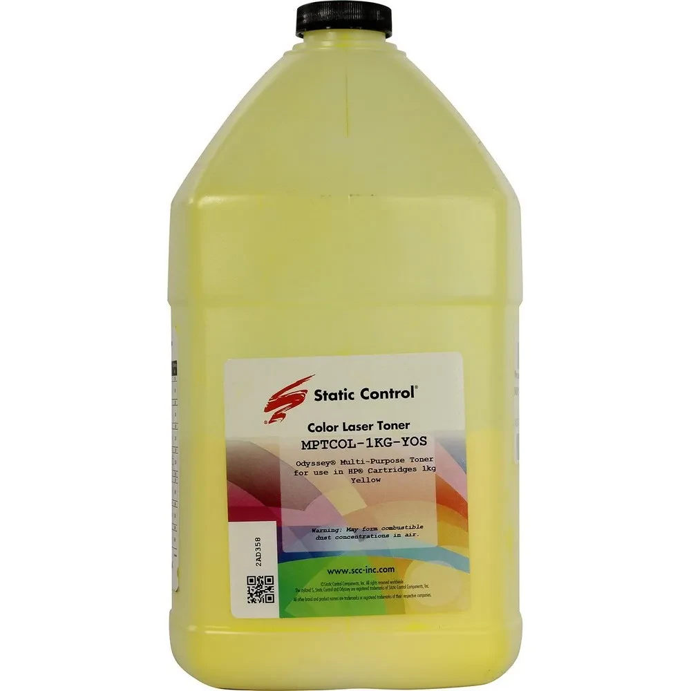 Тонер SCC MPTCOL-1KG-YR, 1кг, Желтый