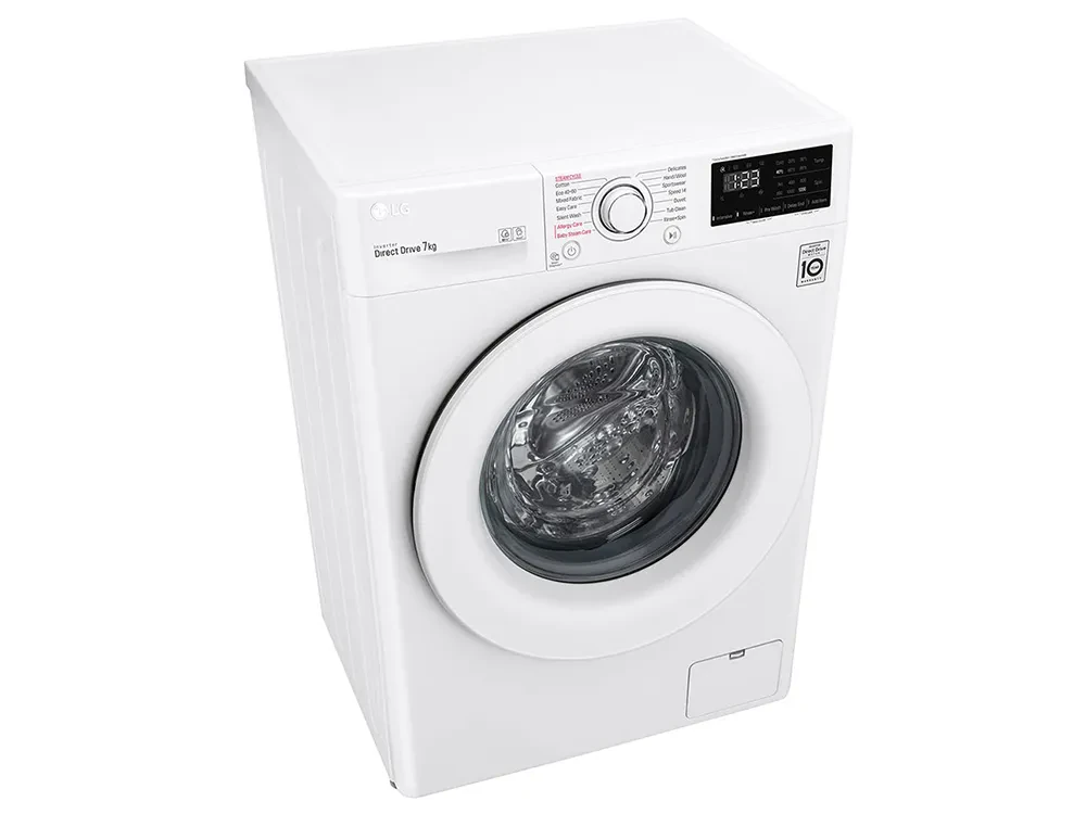 Стиральная машина LG F2WV3S7S3E, 7кг, Белый