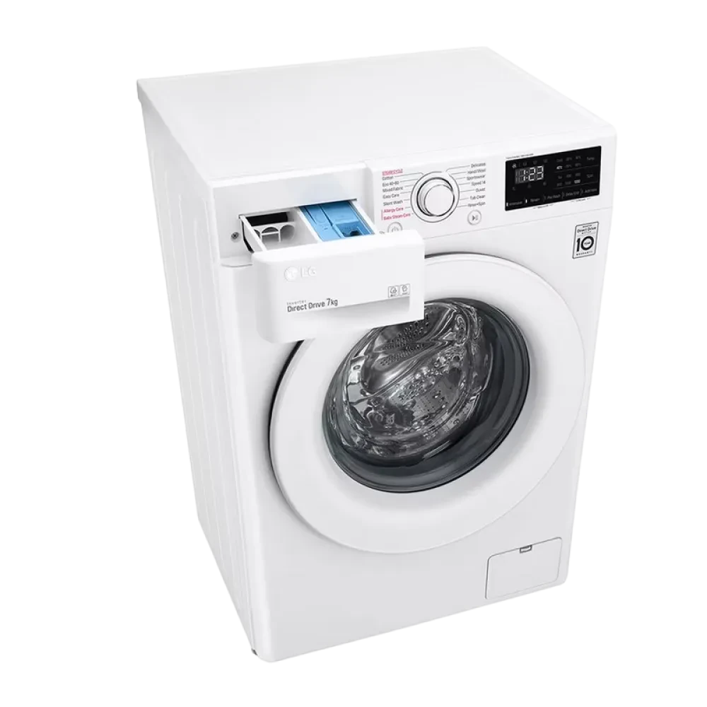Стиральная машина LG F2WV3S7S3E, 7кг, Белый