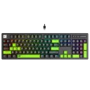 Клавиатура Havit KB893L, Проводное, Черный | Зелёный