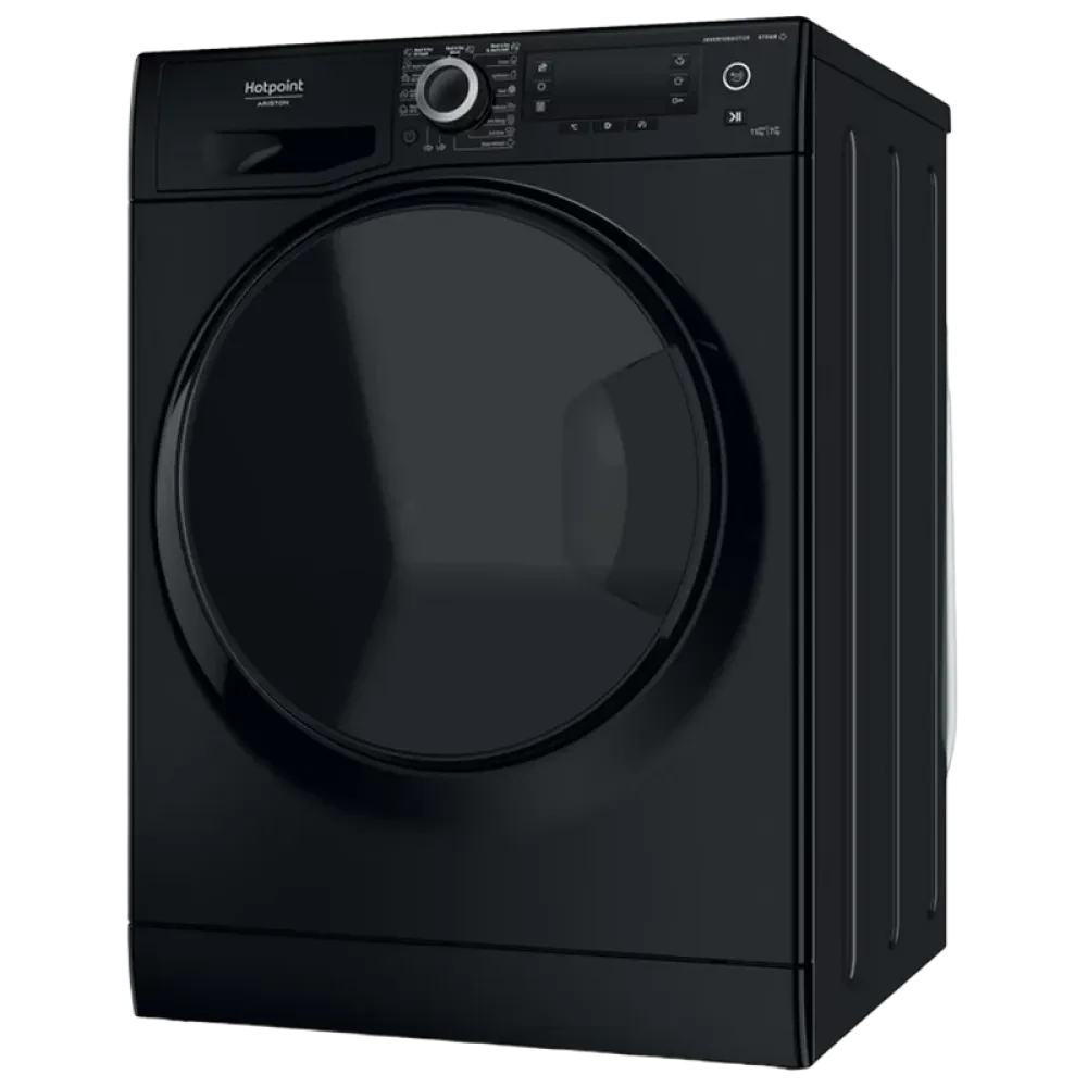 Стирально-сушильная машина Hotpoint-Ariston NDD 11725 BDA EE, 11кг, Чёрный