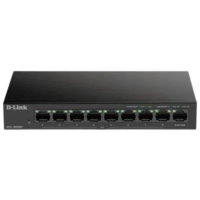 Comutator PoE D-Link DES-1009MP, 8x IEEE 802.3af/at