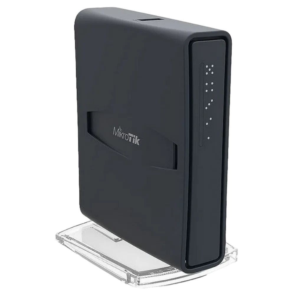Router fără fir MikroTik hAP AC Lite Tower, Negru