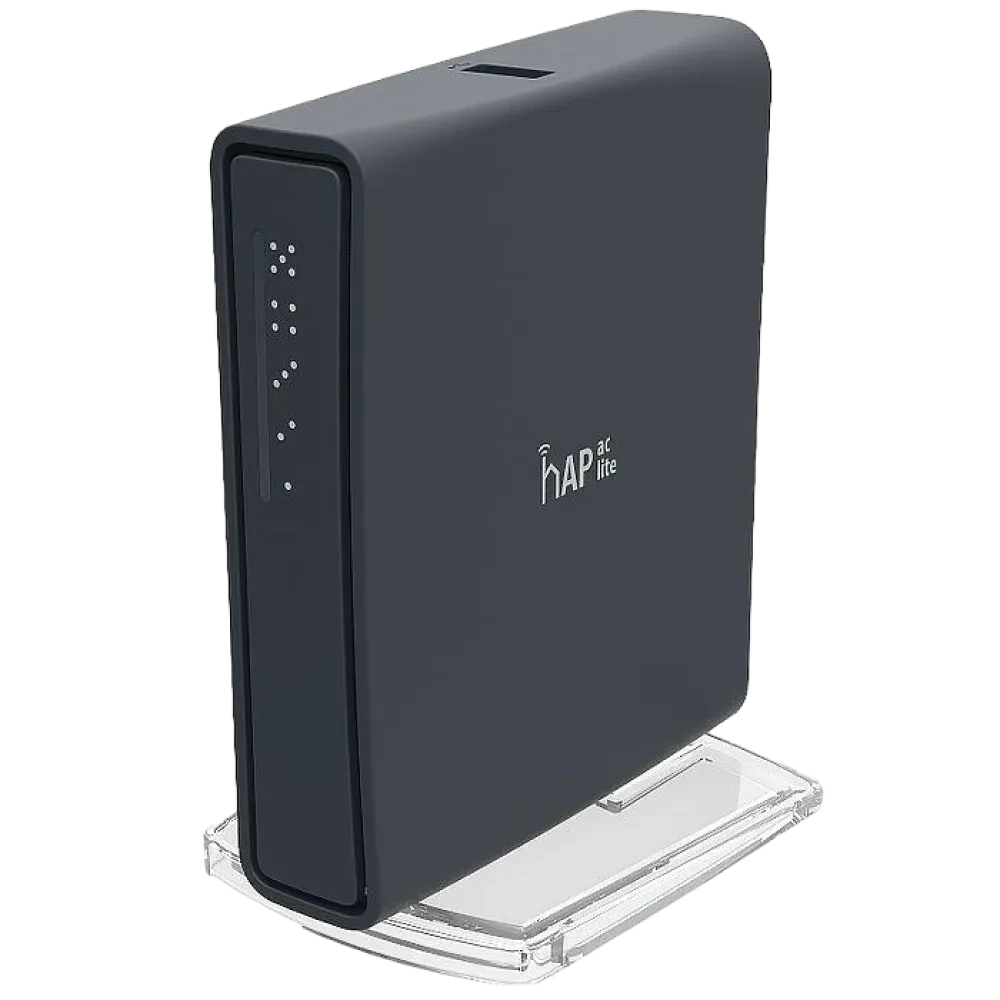 Router fără fir MikroTik hAP AC Lite Tower, Negru