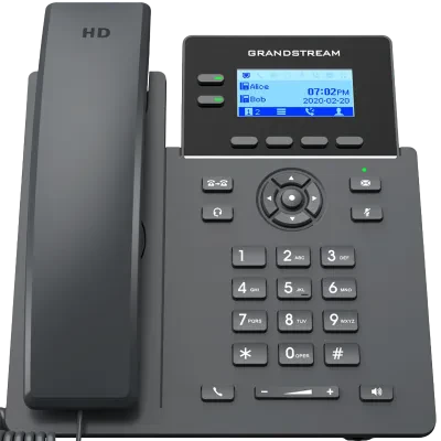 Telefon IP Grandstream GRP2602P, Negru