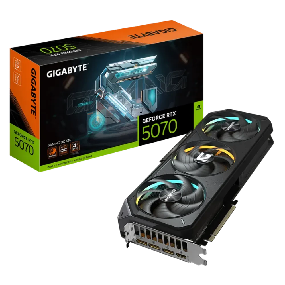 Placă Video Gigabyte GV-N5070GAMING OC-12GD, 12GB GDDR7 192bit