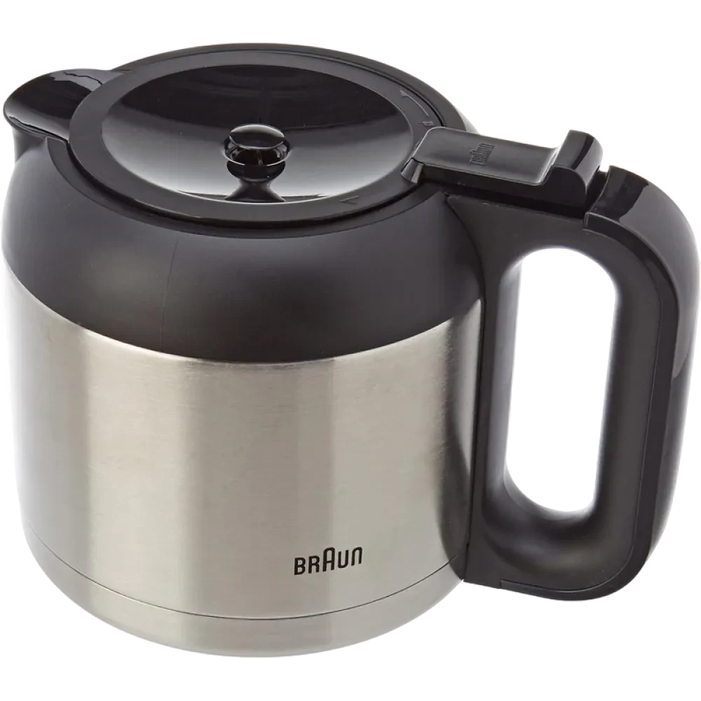 Капельная кофеварка Braun KF 7125 BK, 1000Вт, Черный | Нержавеющая сталь