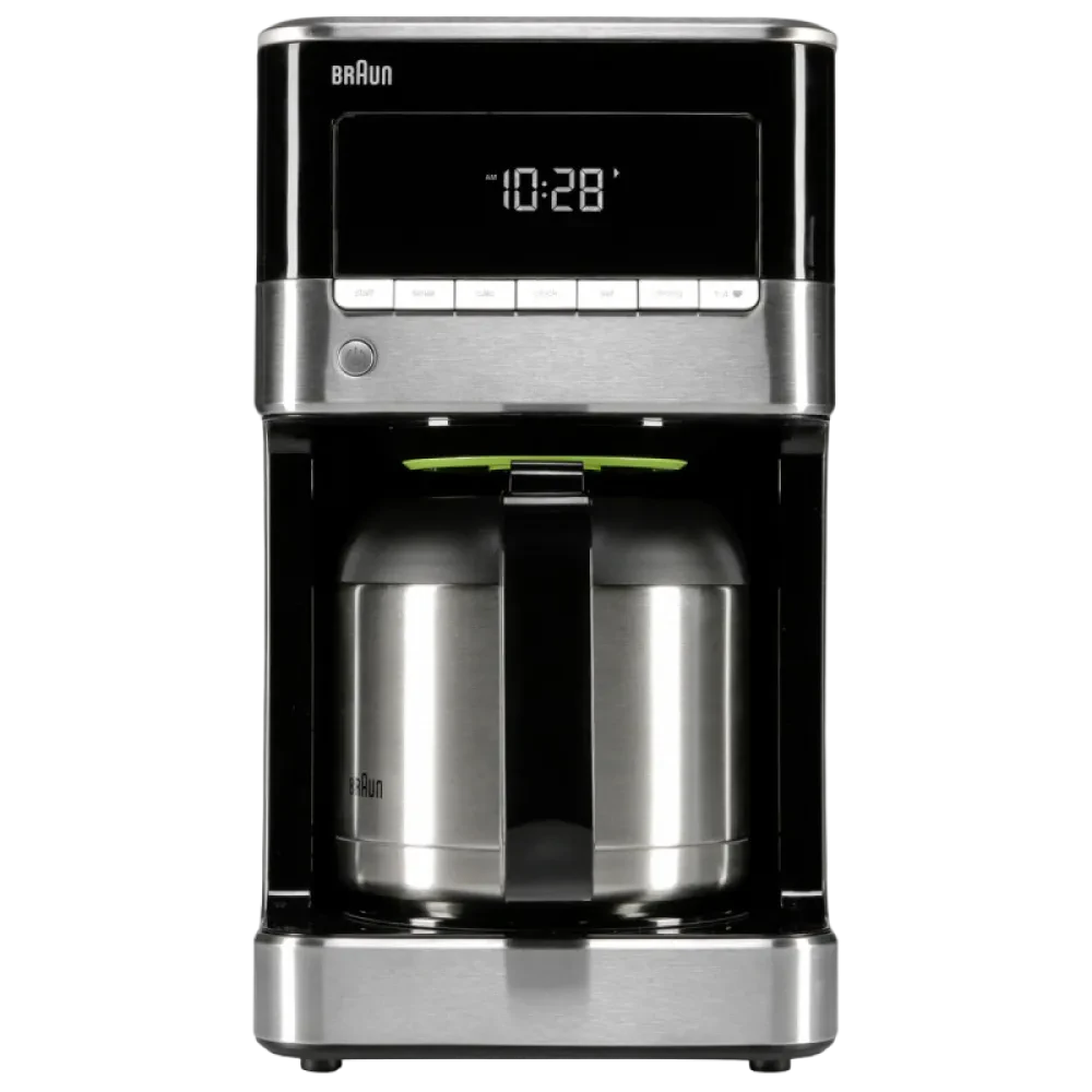 Капельная кофеварка Braun KF 7125 BK, 1000Вт, Черный | Нержавеющая сталь