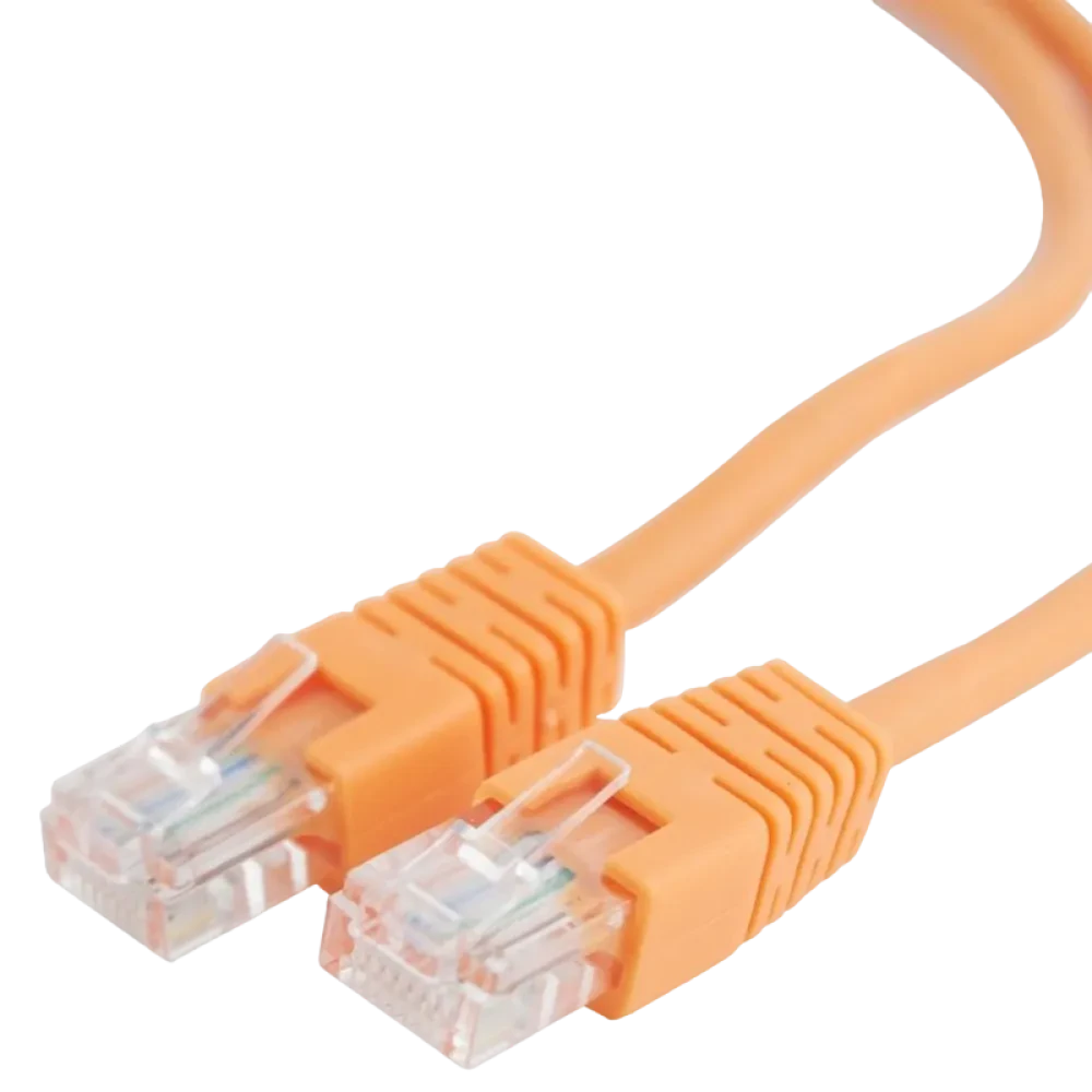 Patch cord Cablexpert PP12-0.5M/O, CAT5e UTP, 0,5m, Portocaliu