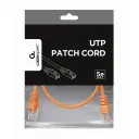 Patch cord Cablexpert PP12-0.5M/O, CAT5e UTP, 0,5m, Portocaliu
