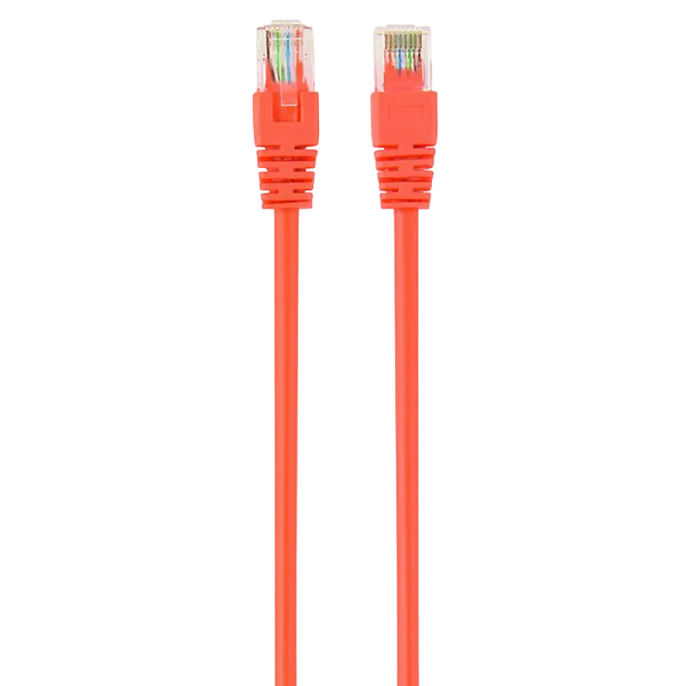 Patch cord Cablexpert PP12-0.5M/O, CAT5e UTP, 0,5m, Portocaliu