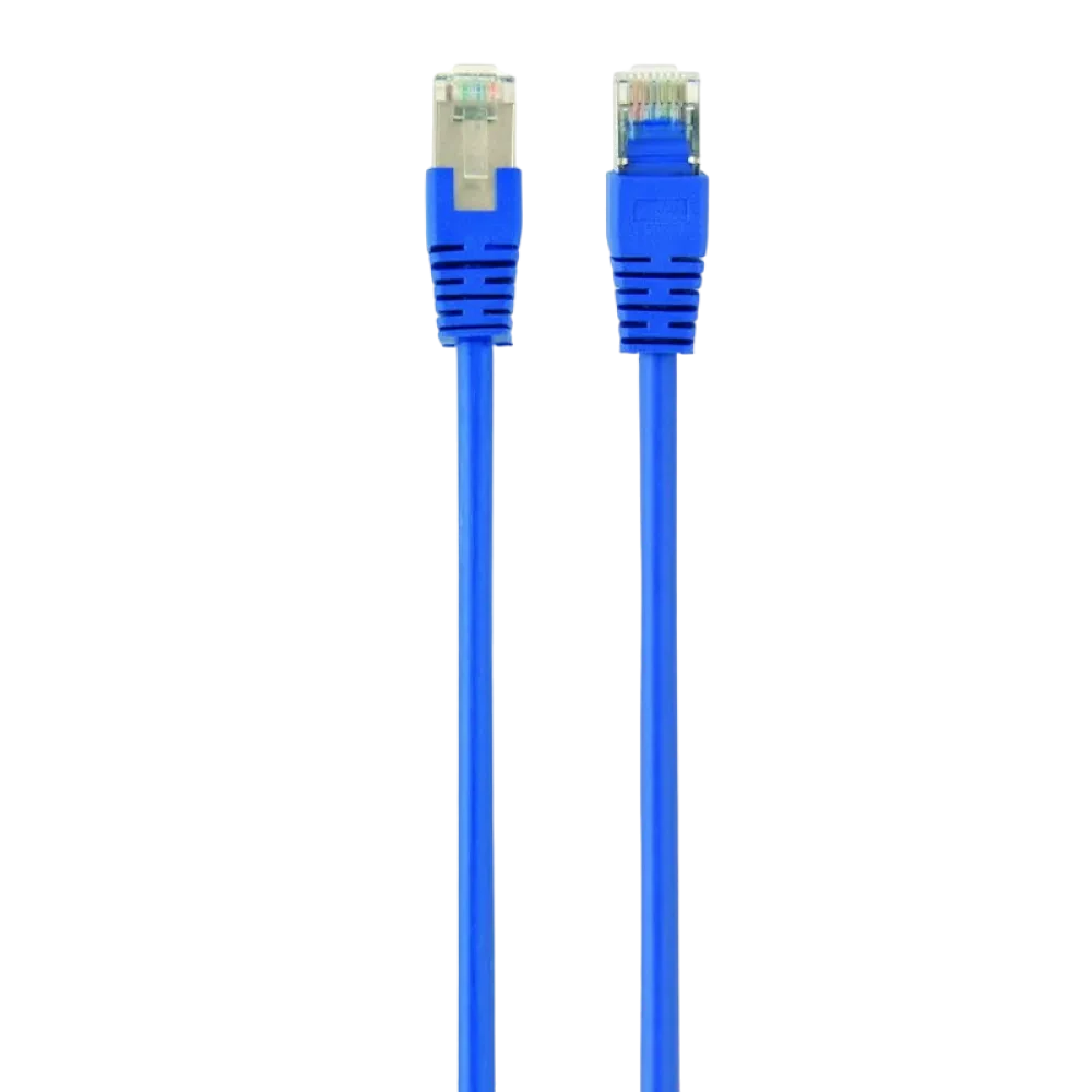 Patch cord Cablexpert PP22-1M/B, Cat5e FTP, 1m, Albastru