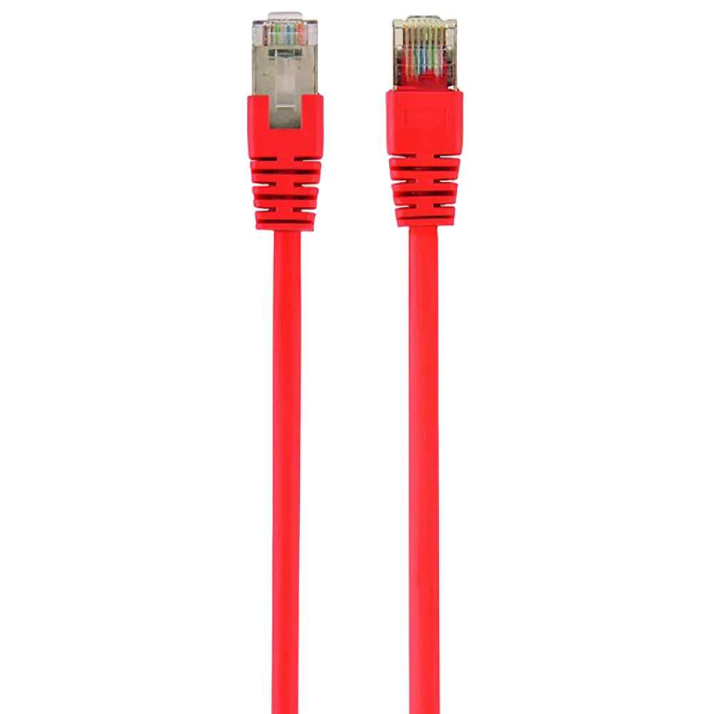 Patch cord Cablexpert PP22-1M/R, Cat5e FTP, 1m, Roșu