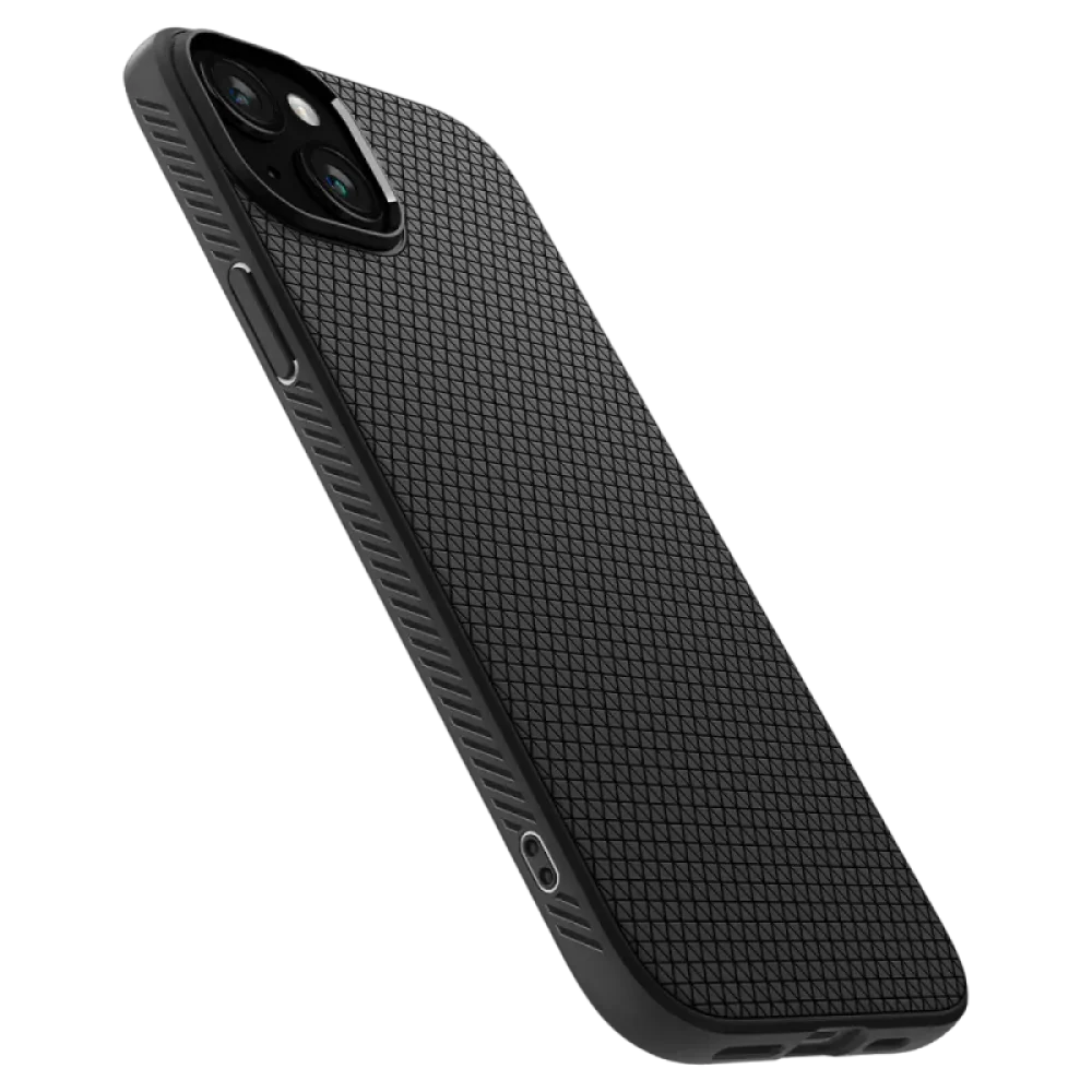 Husă Spigen iPhone 15 Plus Liquid Air, Negru Mat